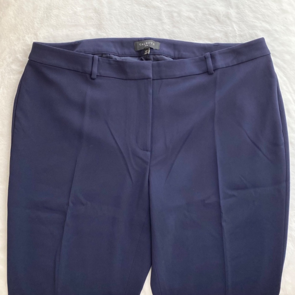 NWT Talbots Navy Dress Pants in 16W - Picture 4 of 16